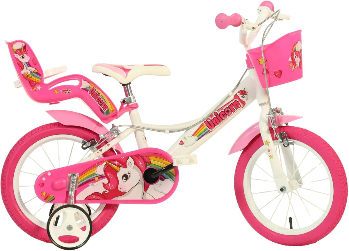 Bicicleta, Dino Bikes, 5 a, 138 cm, 107 a, 40.6 cm, regulável, com rodas, Branco, para uso diário