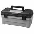 Caja de herramientas de plástico polipropileno Negro/Gris 45 cm