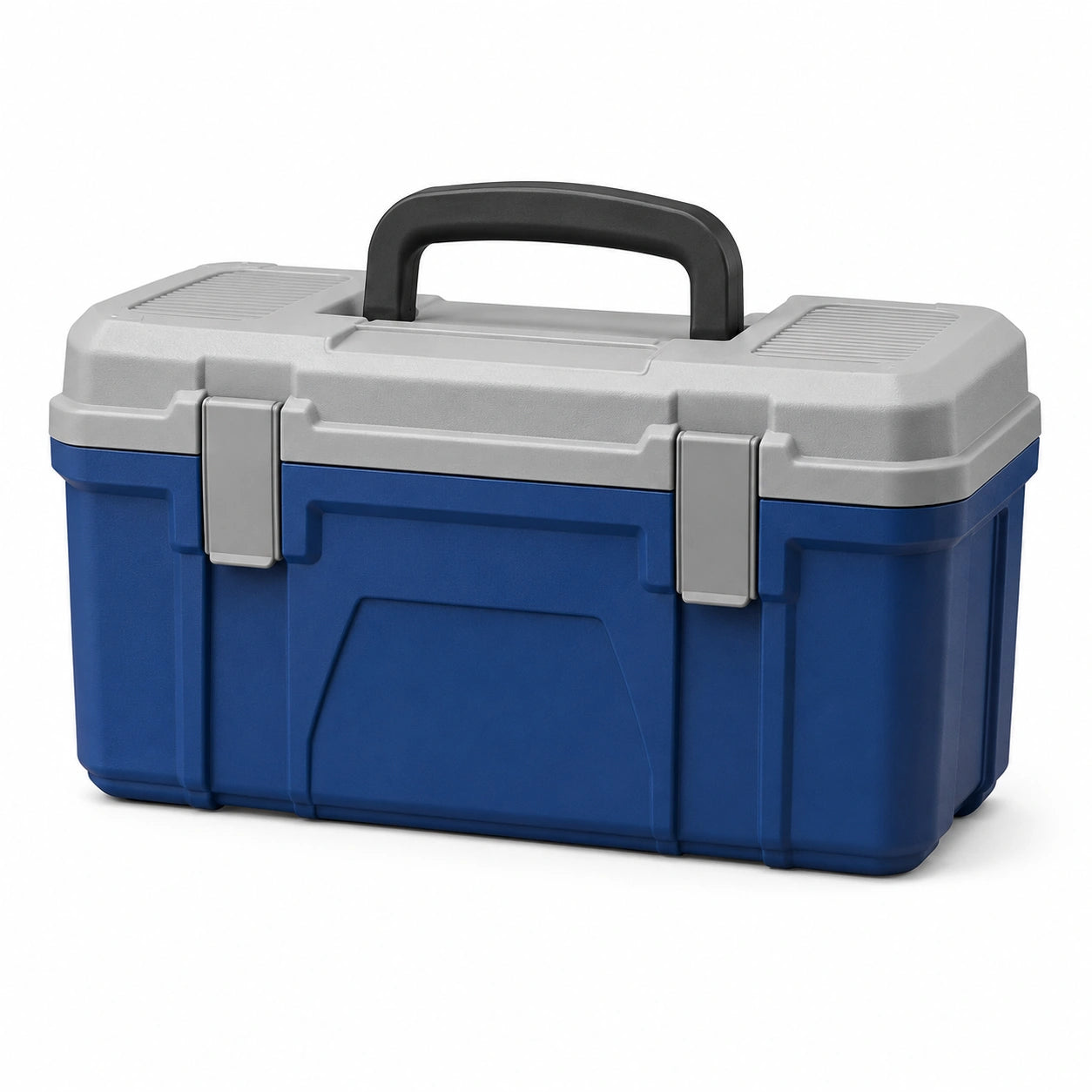 Caja de herramientas de plástico con cerradura 40x25x22 cm