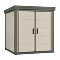 Caseta de Resina con Estructura de Acero 130x110x130 cm