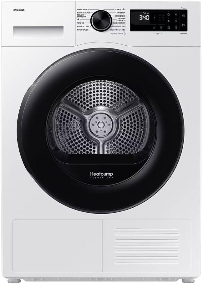 Samsung, Artigo para casa, DV90DG52A0AEEP, 9 kg, com iluminação LED, tecido, Branco, para uso diário
