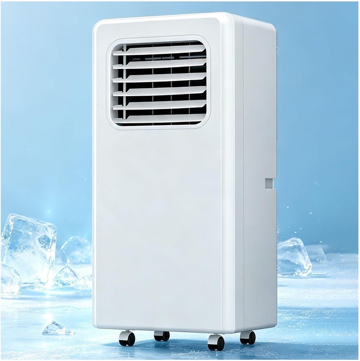 Ar condicionado portátil, LXXSHOPDS, 000 BTU, 10000 BTU, 56 dB, 1000 W, com comando à distância, com temporizador, com ecrã tátil, Multicolor