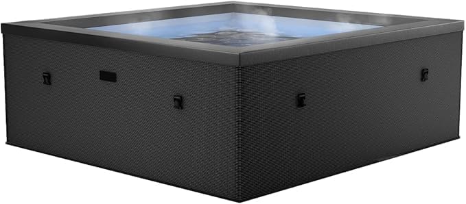 Spa insuflável, N NETSPA, SP-CLS6-CB, 70 cm, 180 × 70 cm, Preto, para uso diário