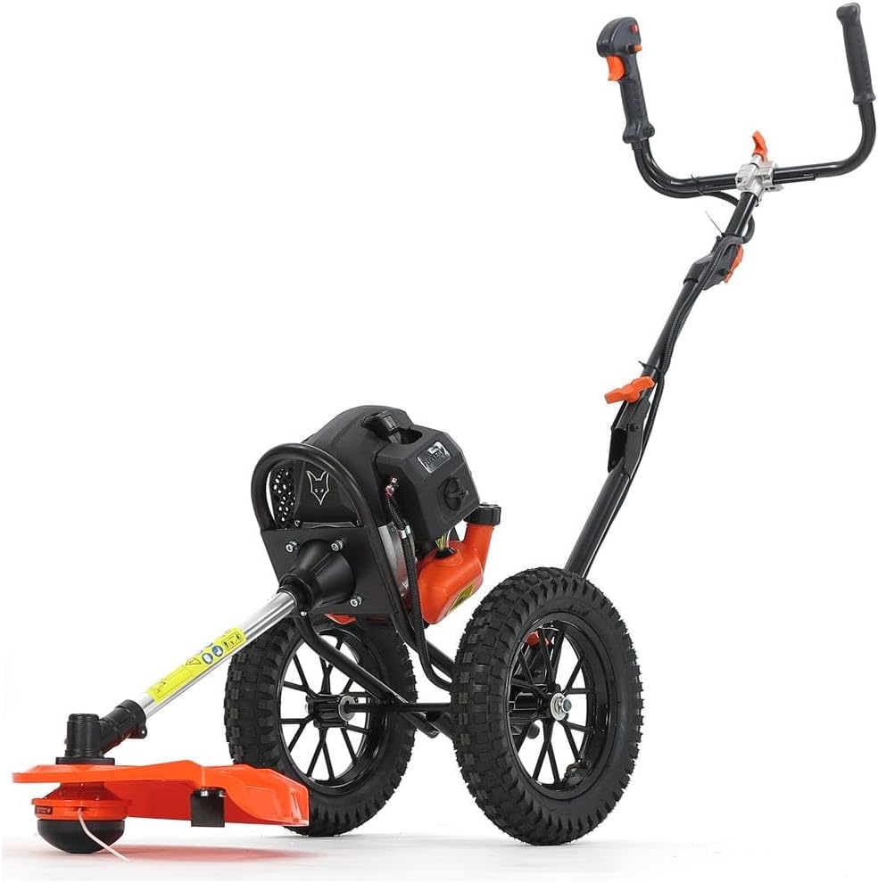 Aparador de relva, FUXTEC, FX-FSR152, 32 cm, 3 mm, 2,2 kW, 95 db, dobrável, com rodas, Multicolor, para jardim e exterior