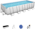 Piscina desmontável, Bestway, 240 V, 3.8 L, 26.4 W, 6,40 m, 2,74 m, 132 cm, Bege, para jardim e exterior