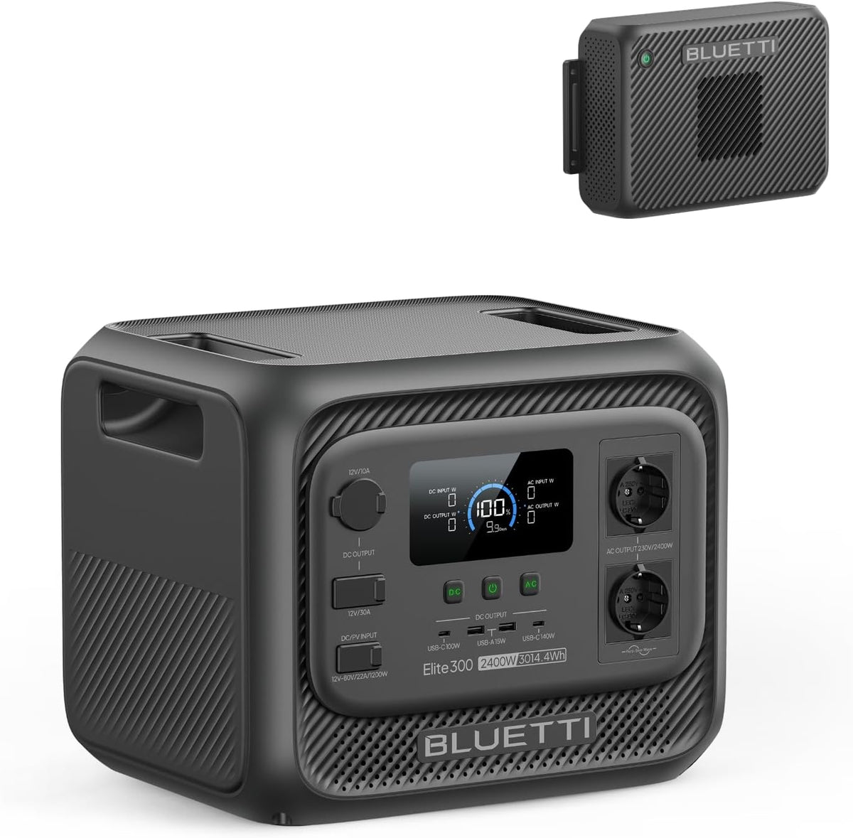 Gerador elétrico, BLUETTI, 12 V, 1200 W, 30 A, 2400 W, 4800 W, 75 cm, plástico, Multicolor, para trabalhos de manutenção