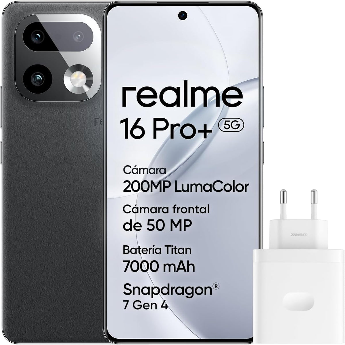 Artigo para casa, realme, 256GB, 5 G, 80 W, com iluminação LED, Cinzento, para uso diário
