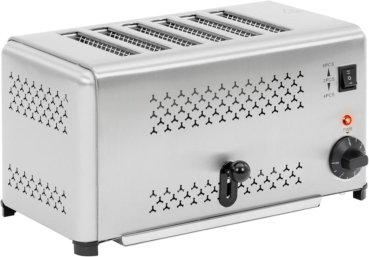 Torradeira, Royal Catering, 2500 W, com temporizador, aço inoxidável, aço, Dourado, para a cozinha