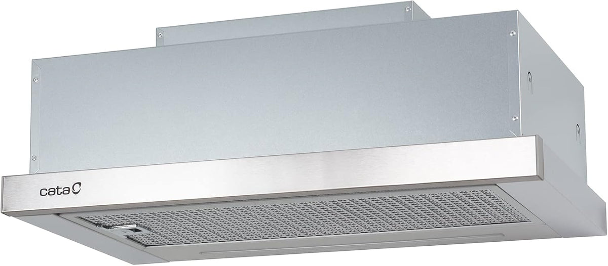 Exaustor, Cata, TFH, 60 cm, 6 Velocidades, Classe A+, regulável, com temporizador, com iluminação LED, aço inoxidável, aço, Prateado, para uso diário