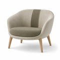 Sillón de Madera y Poliéster Beige y Verde