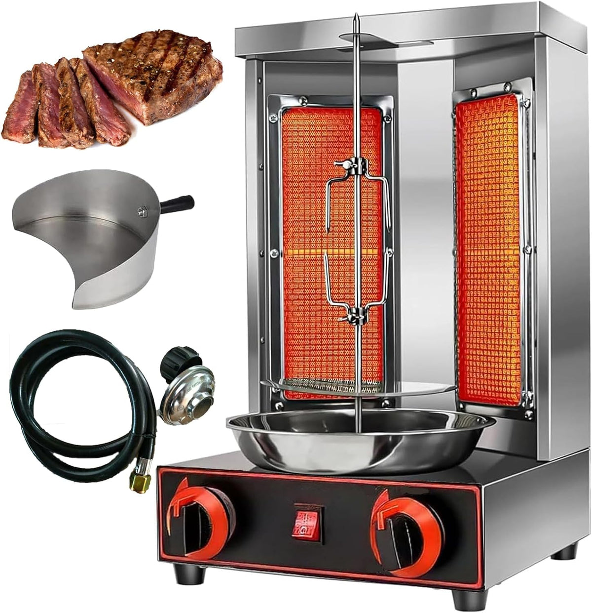 Forno, Generic, aço inoxidável, aço, Preto, para a cozinha
