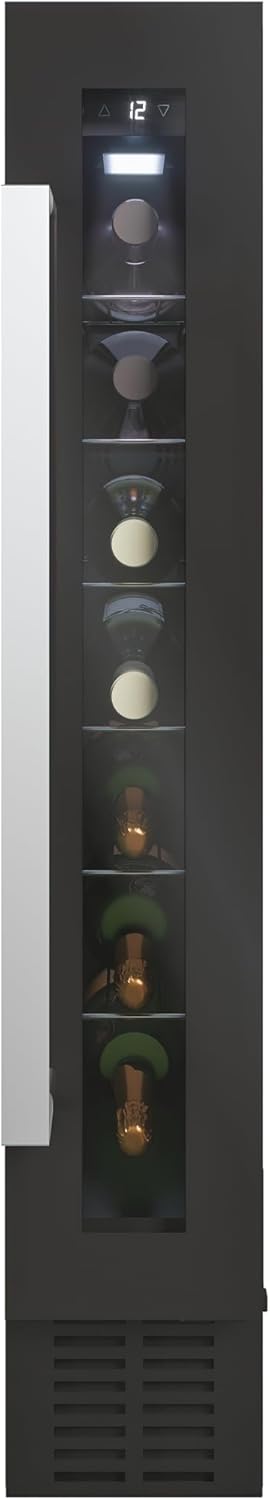 Frigorífico para bebidas, CANDY, 20 L, 39 DB, Classe C, com iluminação LED, vidro, Preto, para uso diário