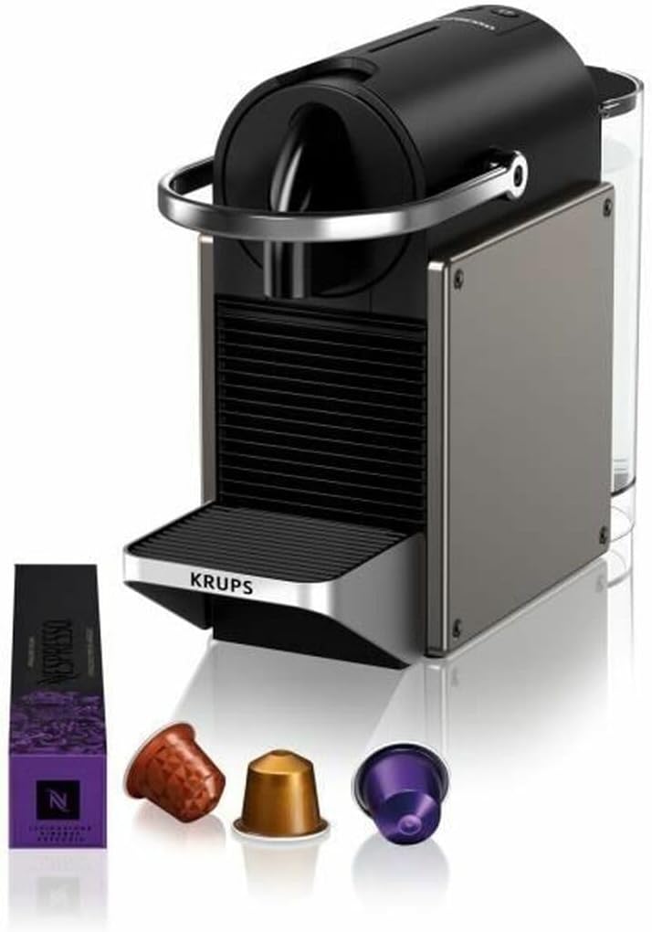 Máquina de café, KRUPS, YY5290FD, 11 cm, 19 bar, 2,5 kg, 2,3 kg, 0,7 L, 3,3 kg, dobrável, alumínio, Azul, para a cozinha