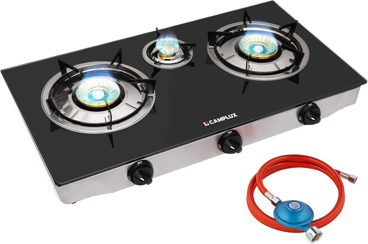 Placa de cozinha, CAMPLUX, 25 kW, 6250 W, 2,75 kW, 0,75 kW, 160 mm, 7 mm, vidro, Multicolor, para a cozinha