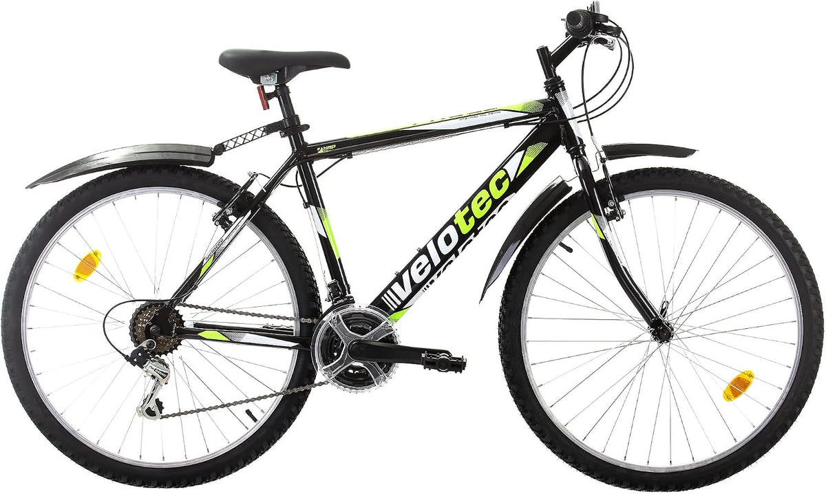 Bicicleta, Multibrand Distribution, 190 cm, 21 kg, 18 velocidades, com rodas, alumínio, Prateado, para uso diário