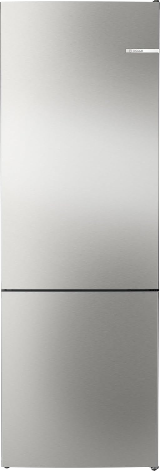 Bosch, Frigorífico combinado, KGN492IAF, 70 cm, 203 × 70 cm, com iluminação LED, com gavetas, com prateleiras, aço, vidro, Multicolor, para uso diário