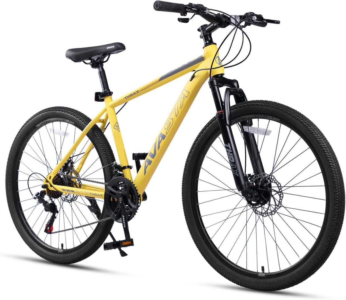 Bicicleta, AVASTA, 21 velocidades, 25,7 kg, com rodas, aço, Multicolor, para uso diário