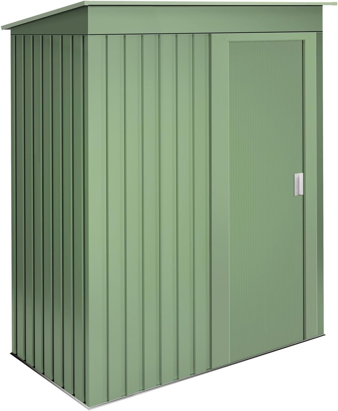 Abrigo de jardim, wasabi, 162 × 86 × 181 cm, 10 A, aço, Multicolor, para jardim e exterior
