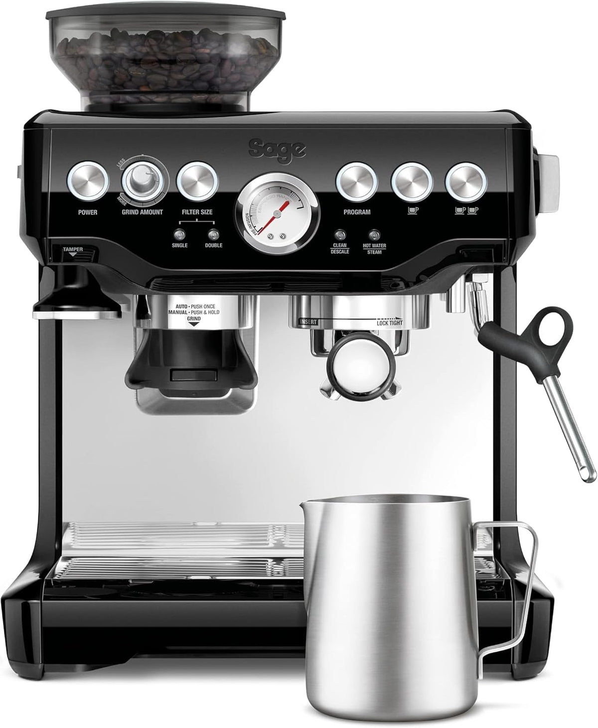 Máquina de café expresso, Sage, 8 kg, aço, Preto, para a cozinha