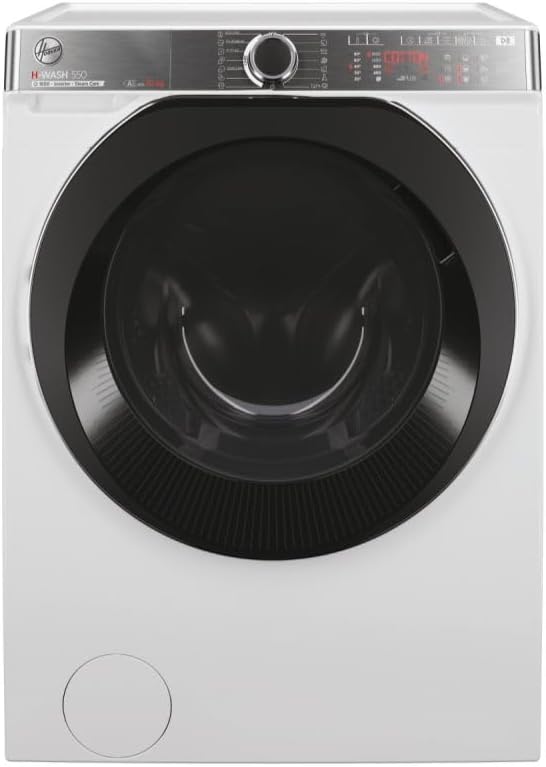 Máquina de lavar roupa, Hoover, A-20, 10 kg, 58 cm, 85 × 60 × 58 cm, classe A-, plástico, Branco, para uso diário