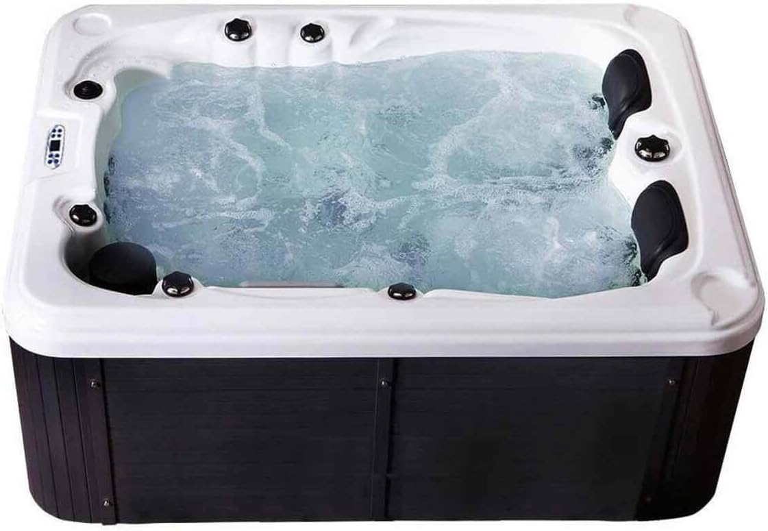 Spa insuflável, Home Deluxe, 83 cm, 210 × 155 × 83 cm, com iluminação LED, Multicolor, para uso diário