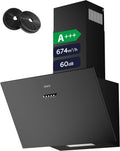 Exaustor, CIARRA, CBCB6762A, 60 cm, 63 db, 85 W, 56 db, com iluminação LED, Multicolor, para uso diário