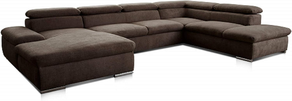 Sofá, Cavadore, 226 cm, 58 cm, 43 cm, 5 cm, 94 × 226 cm, tecido, Castanho, para a sala