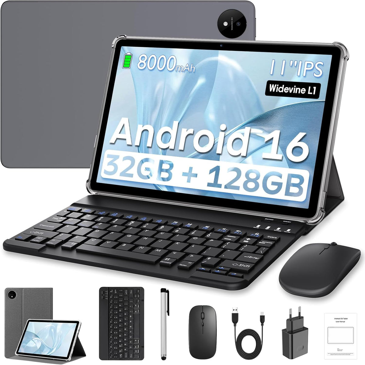 Tablet, UBDXBD, T7250, 3,5 mm, Multicolor, para uso diário