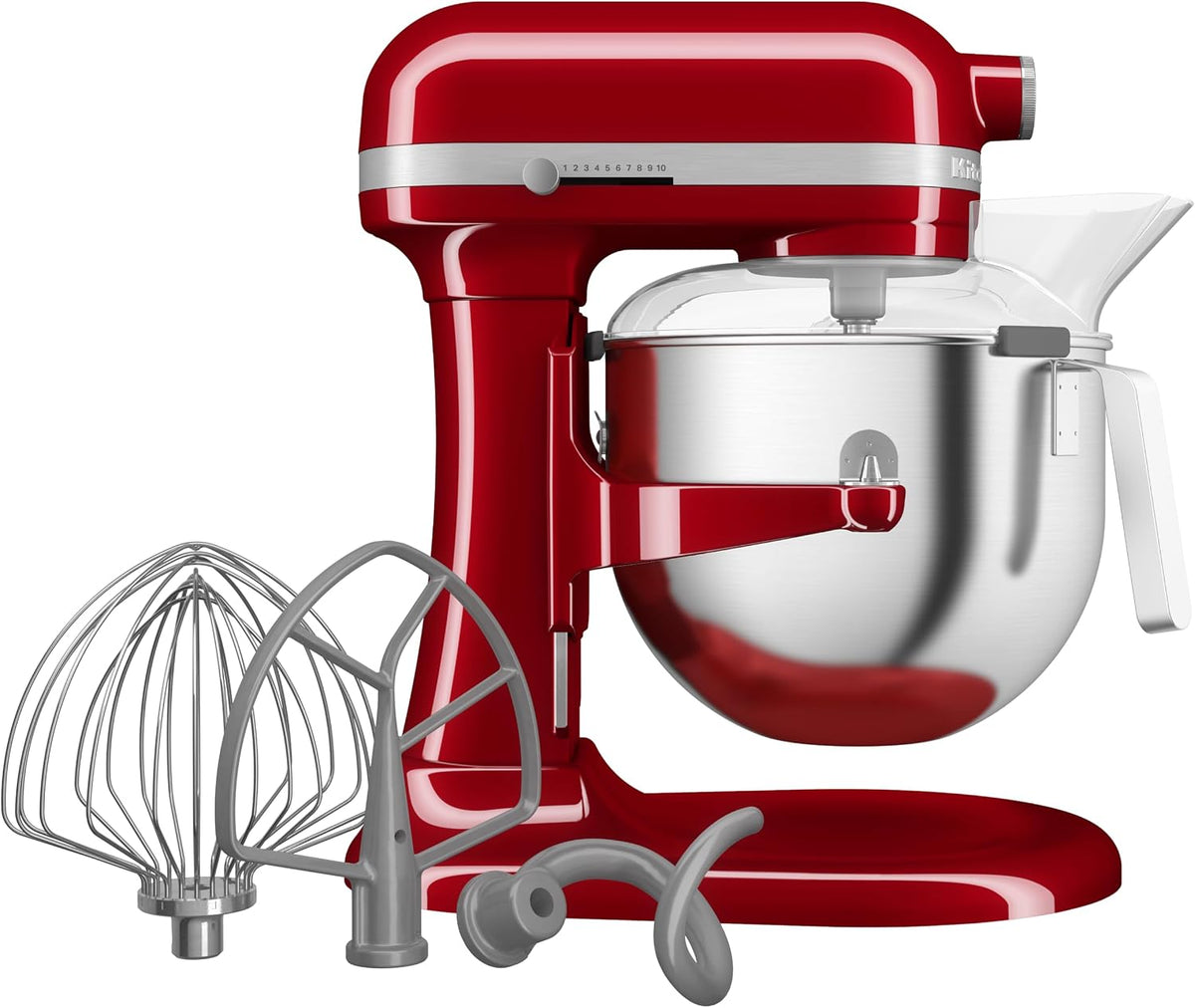 Batedeira, KitchenAid, 6.6 L, 11 Velocidades, plástico, Vermelho, para uso diário