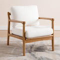 Poltrona, chairus, 14 cm, 46 cm, madeira, Bege, para a sala
