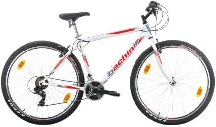 Bicicleta, Multibrand Distribution, 190 cm, 22,4 kg, 21 velocidades, com rodas, aço, alumínio, Prateado, para uso diário
