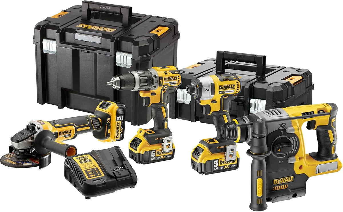 DEWALT, Berbequim aparafusador, DCK422P3T-QW, 18 V, 5 Ah, Multicolor, para trabalhos de manutenção