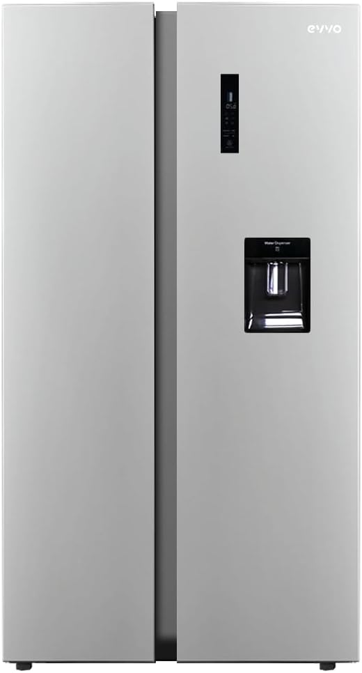 Frigorífico combinado, EVVO, 356 L, 203 L, Prateado, para uso diário