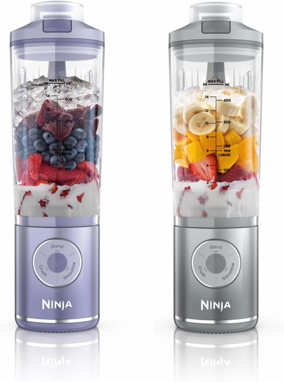 Liquidificador, Ninja, 570 ml, 490 ml, 11,5 cm, 1,3 kg, 1,2 kg, 9 × 30 × 11,5 cm, Multicolor, para a cozinha