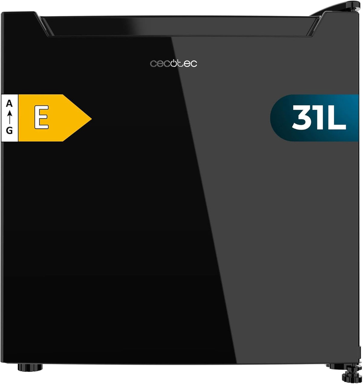 Cecotec, Minifrigorífico, 31 L, 6 cm, 4 cm, vidro, Preto, para uso diário