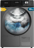 Cecotec, Máquina de secar roupa, 10 kg, 14 Programas, Classe E, aço, tecido, Prateado, para uso diário