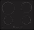 Placa de cozinha, CANDY, CH64CCB, 60 CM, 5 KW, Preto, para a cozinha