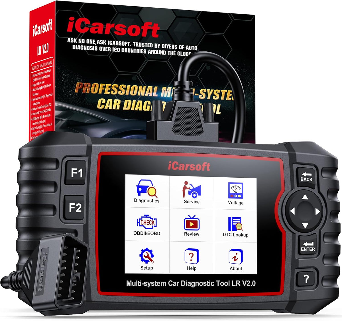 Equipamento elétrico, iCarsoft, V2.0, Multicolor, para uso diário
