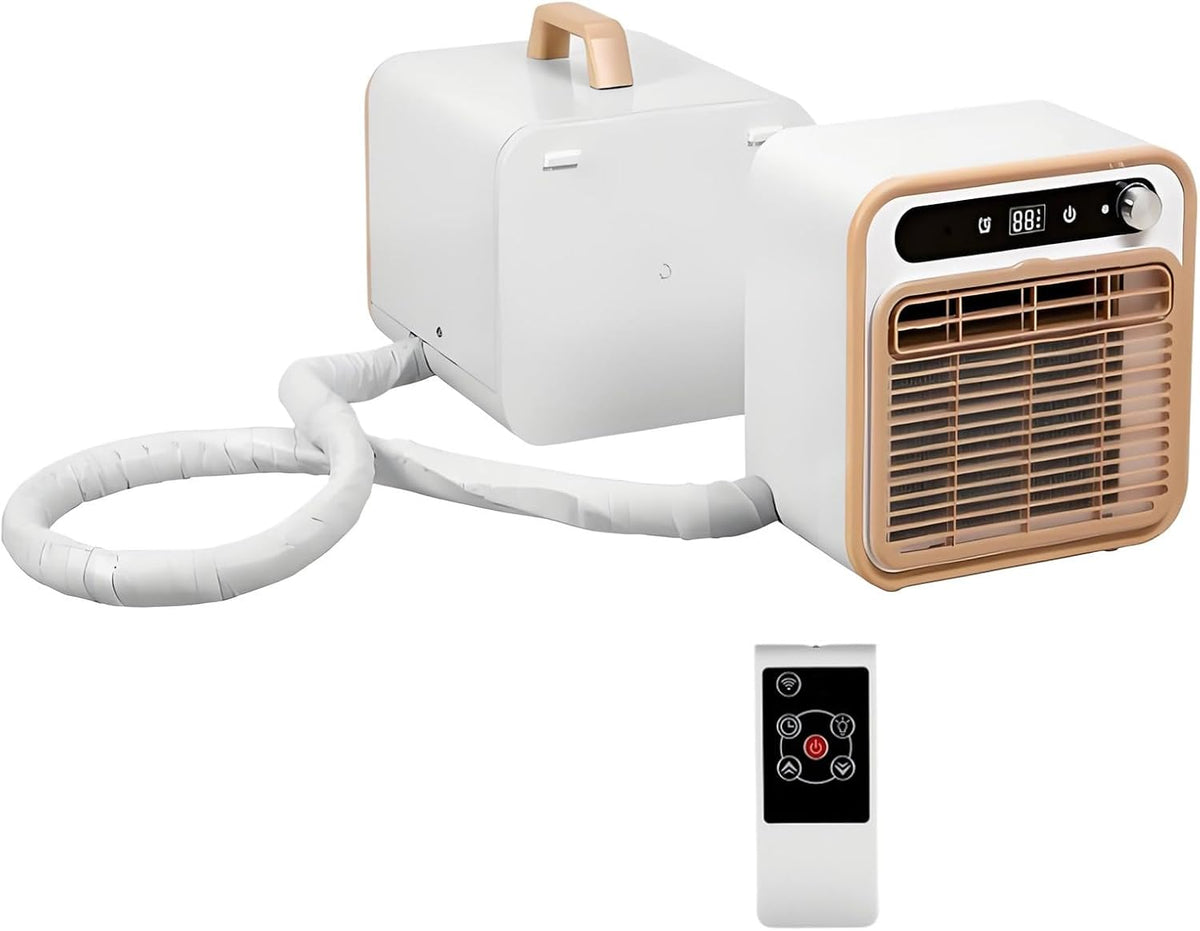 Ar condicionado split, Lpoxuru, 5000 Btu, 1500 W, com comando à distância, com temporizador, com controlo por aplicação, Multicolor, para uso diário