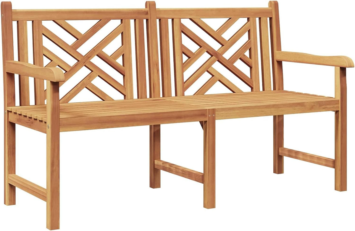 Banco, vidaXL, 90 cm, 150 × 60 × 90 cm, madeira, Castanho, para uso diário