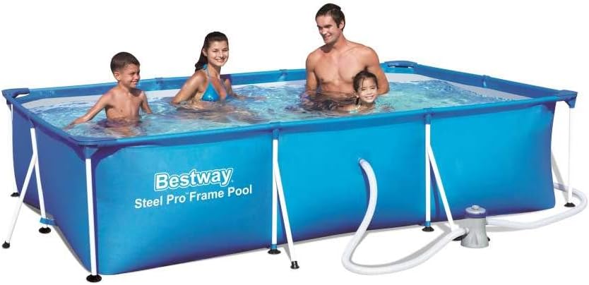 Piscina desmontável, Bestway, 56411, 66 cm, 300 × 201 × 66 cm, poliéster, Multicolor, para jardim e exterior