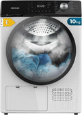 Cecotec, Máquina de secar roupa, 10 kg, 14 programas, Classe E, aço, tecido, Branco, para uso diário