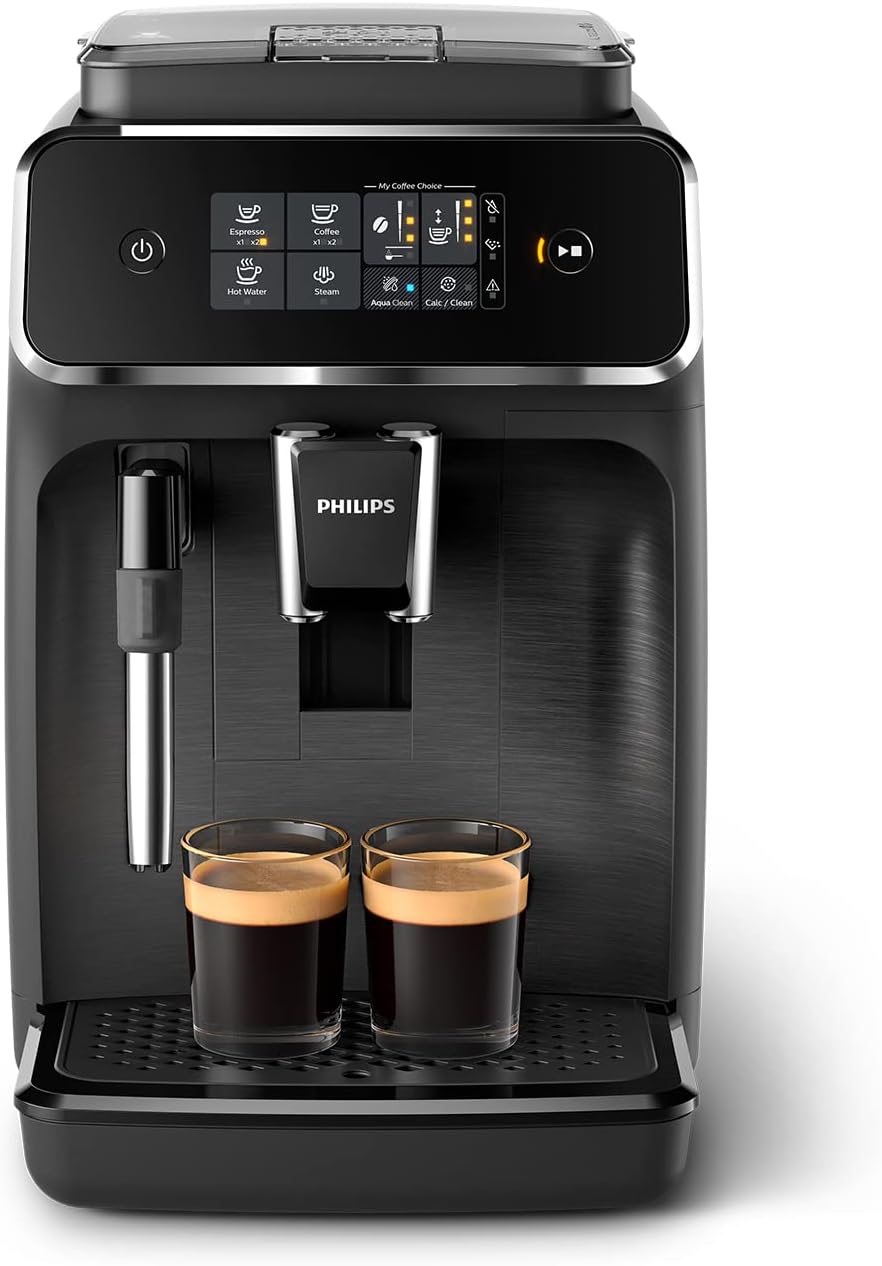 PHILIPS, Máquina de café automática, EP2220/10, com ecrã tátil, Preto, para a cozinha