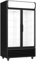 Frigorífico para bebidas, Générique, 568 L, 1973 mm, 880 × 610 × 1973 mm, com iluminação LED, com prateleiras, vidro, Branco, para uso diário