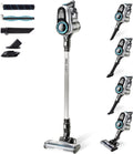 Aspirador vertical, Taurus, 29.6 V, 650 ml, alumínio, Cinzento, para uso diário