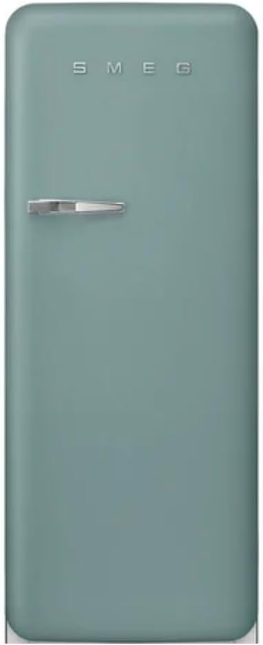 Frigorífico combinado, Smeg, 270 L, 66 kg, Verde, para uso diário