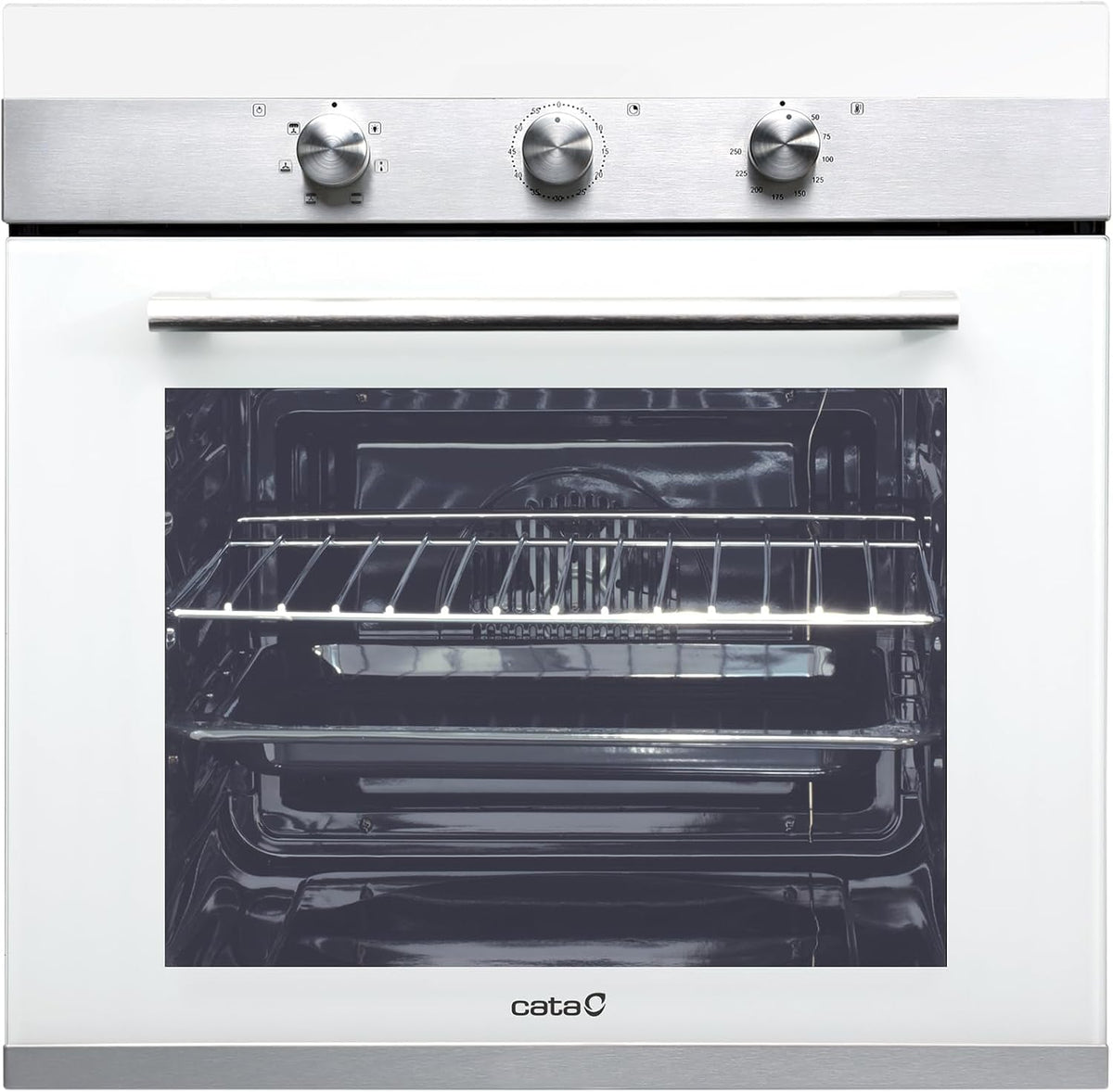 Forno de encastre, Cata, CM760, classe energética A, vidro, Branco, para a cozinha