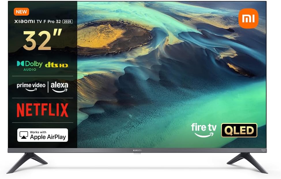 Xiaomi, Televisor, L32MB-FPEU, com comando à distância, com iluminação LED, vidro, Multicolor, para a sala