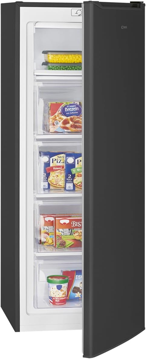 Artigo para casa, Bomann, 143, 143 cm, 40 dB, 168 L, com gavetas, Multicolor, para uso diário