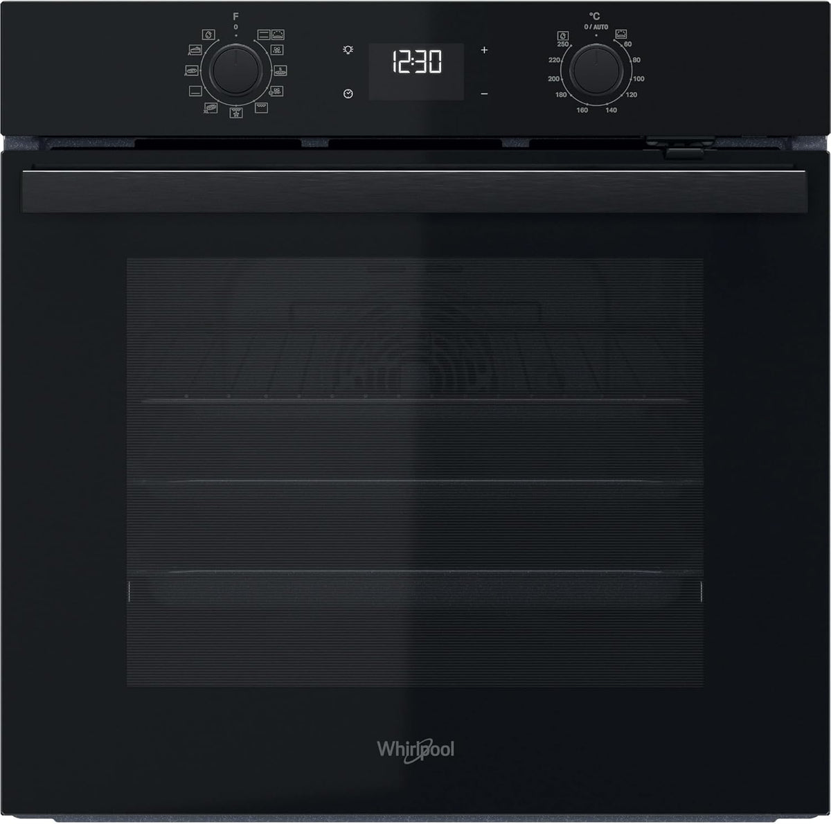 Forno de encastre, Whirlpool, OMR58HU1B, 551 mm, 35,7 kg, 595 × 595 × 551 mm, classe energética A+, vidro, Preto, para a cozinha